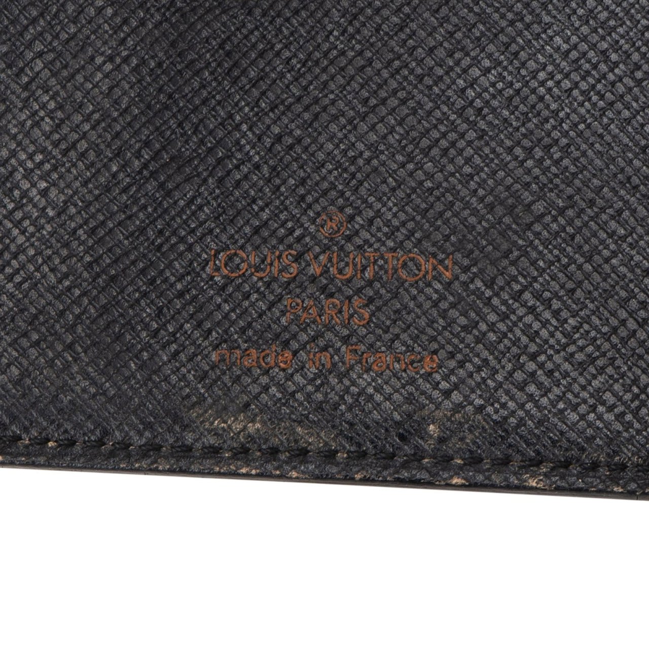 Louis Vuitton Louis Vuitton Noir Epi Leather Agenda MM Zwart