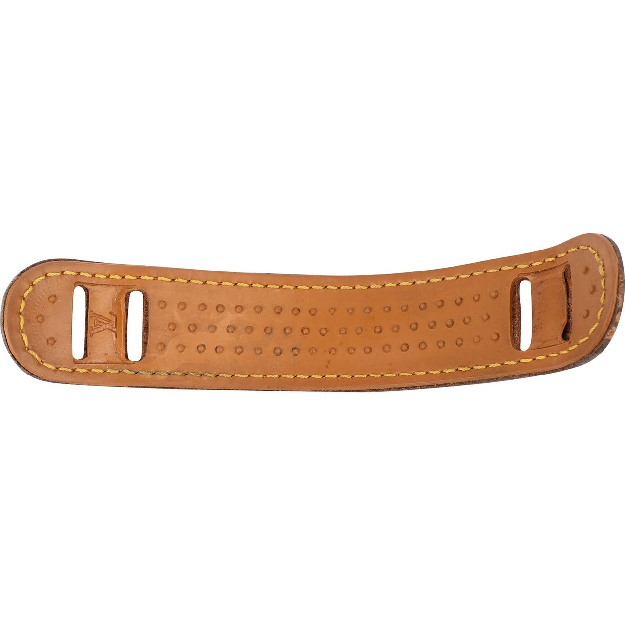 Louis Vuitton Louis Vuitton Vachetta Leather Shoulder Strap Pad Schulterstück Bruin