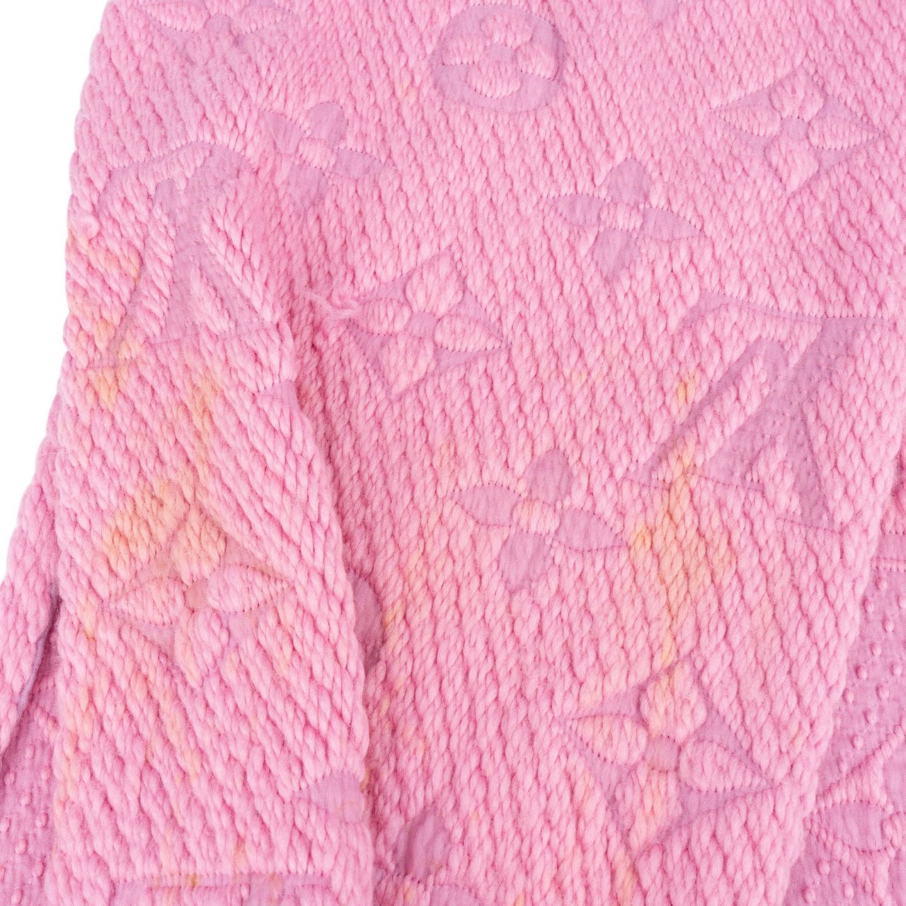 Louis Vuitton Louis Vuitton Wool Monogram Logomania Schal Scarf Rood