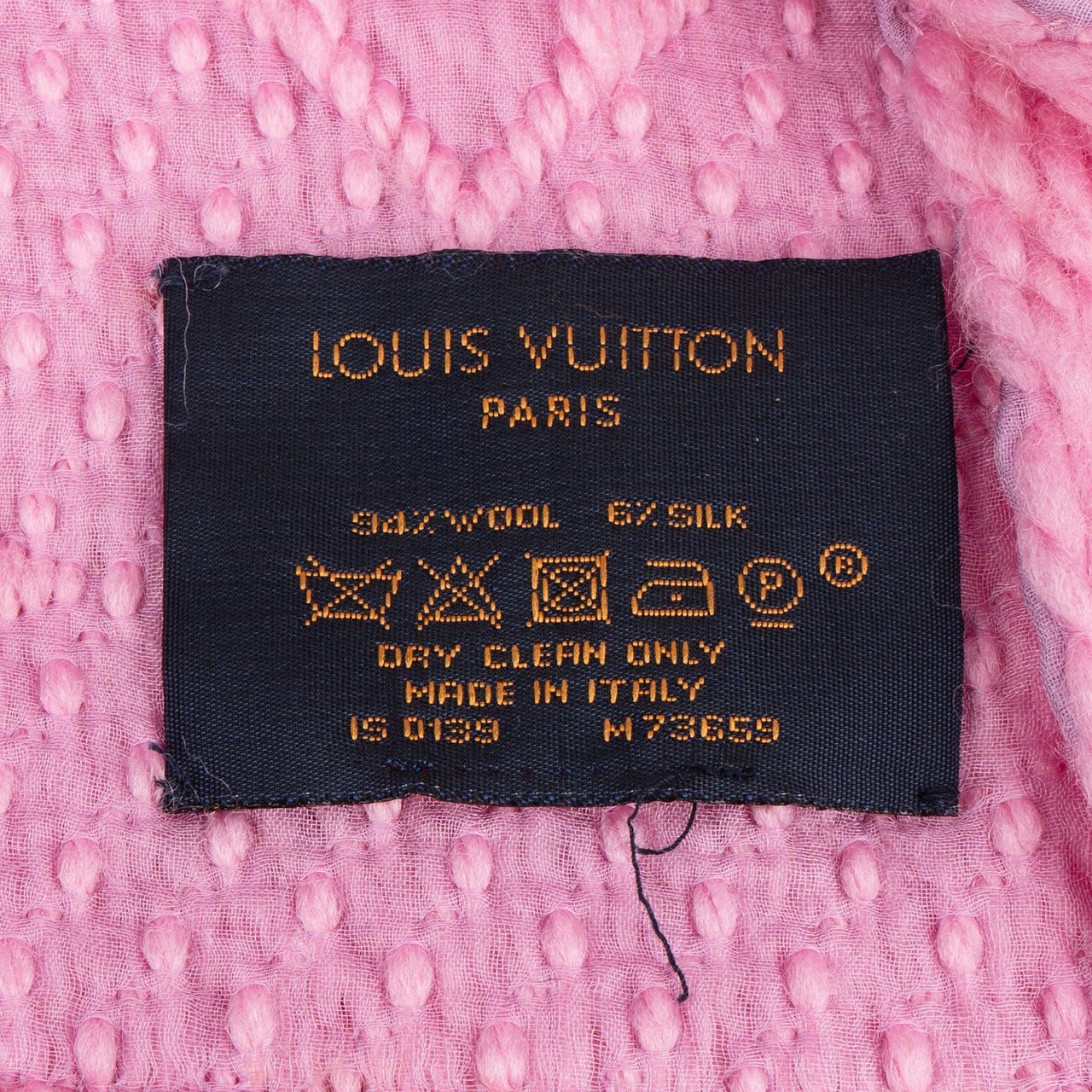 Louis Vuitton Louis Vuitton Wool Monogram Logomania Schal Scarf Rood