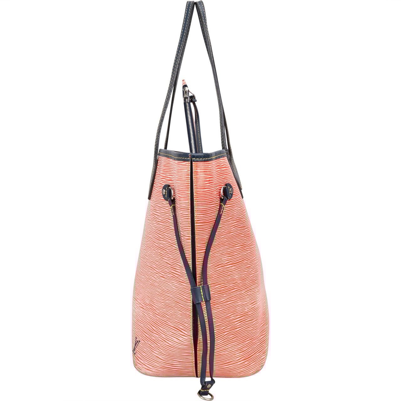 Louis Vuitton Louis Vuitton Epi Leather Neverfull MM Shoulder Bag Rood