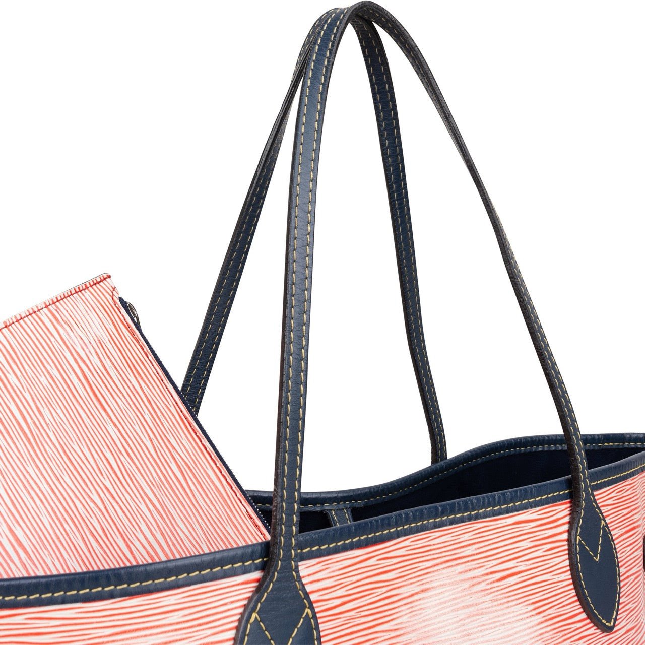 Louis Vuitton Louis Vuitton Epi Leather Neverfull MM Shoulder Bag Rood