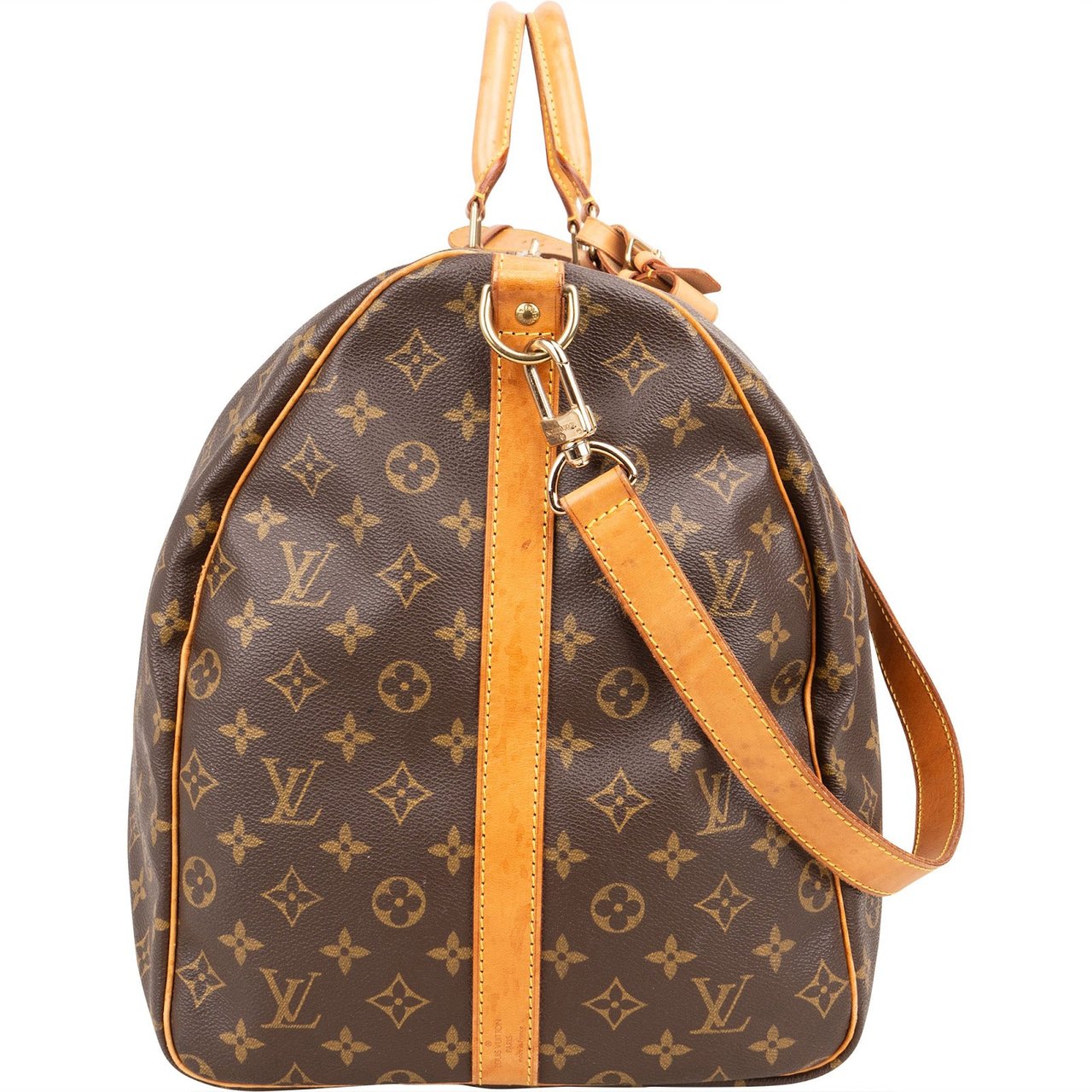 Louis Vuitton Louis Vuitton Monogram Canvas Keepall 60 Bandoulière Travel Bag Bruin