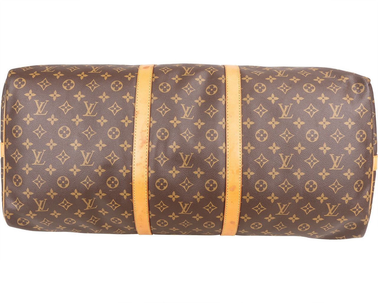 Louis Vuitton Louis Vuitton Monogram Canvas Keepall 60 Bandoulière Travel Bag Bruin