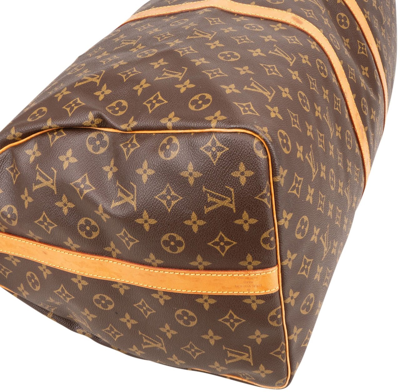 Louis Vuitton Louis Vuitton Monogram Canvas Keepall 60 Bandoulière Travel Bag Bruin