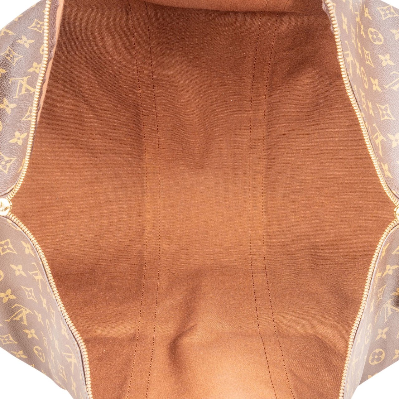 Louis Vuitton Louis Vuitton Monogram Canvas Keepall 60 Bandoulière Travel Bag Bruin