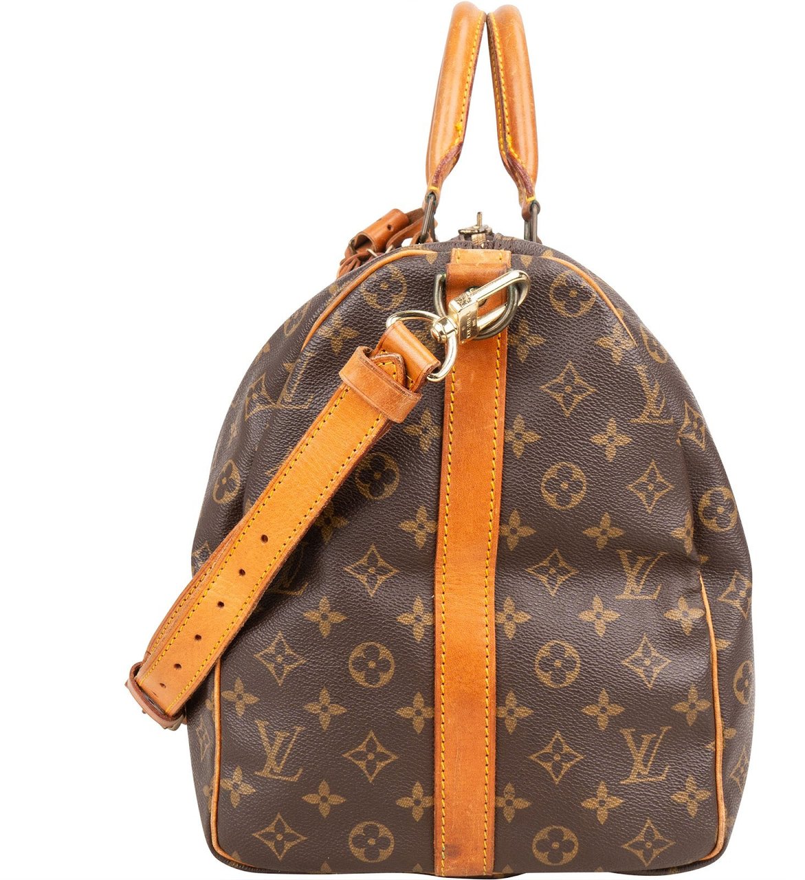 Louis Vuitton Louis Vuitton Monogram Canvas Keepall 50 Bandoulière Travel Bag Bruin