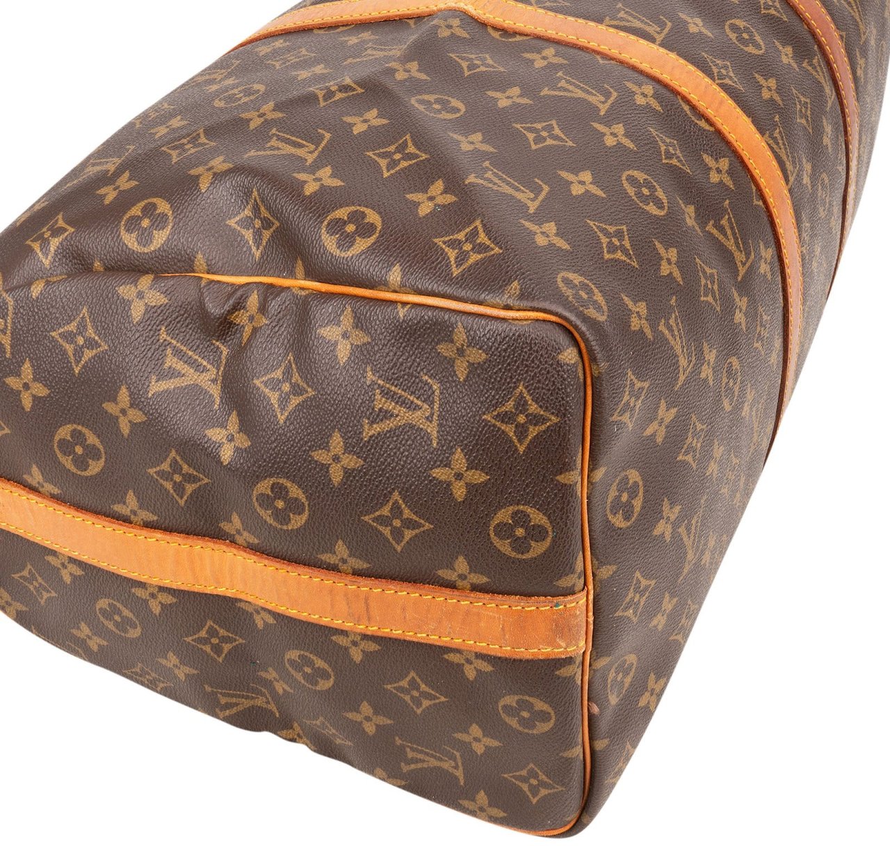 Louis Vuitton Louis Vuitton Monogram Canvas Keepall 50 Bandoulière Travel Bag Bruin