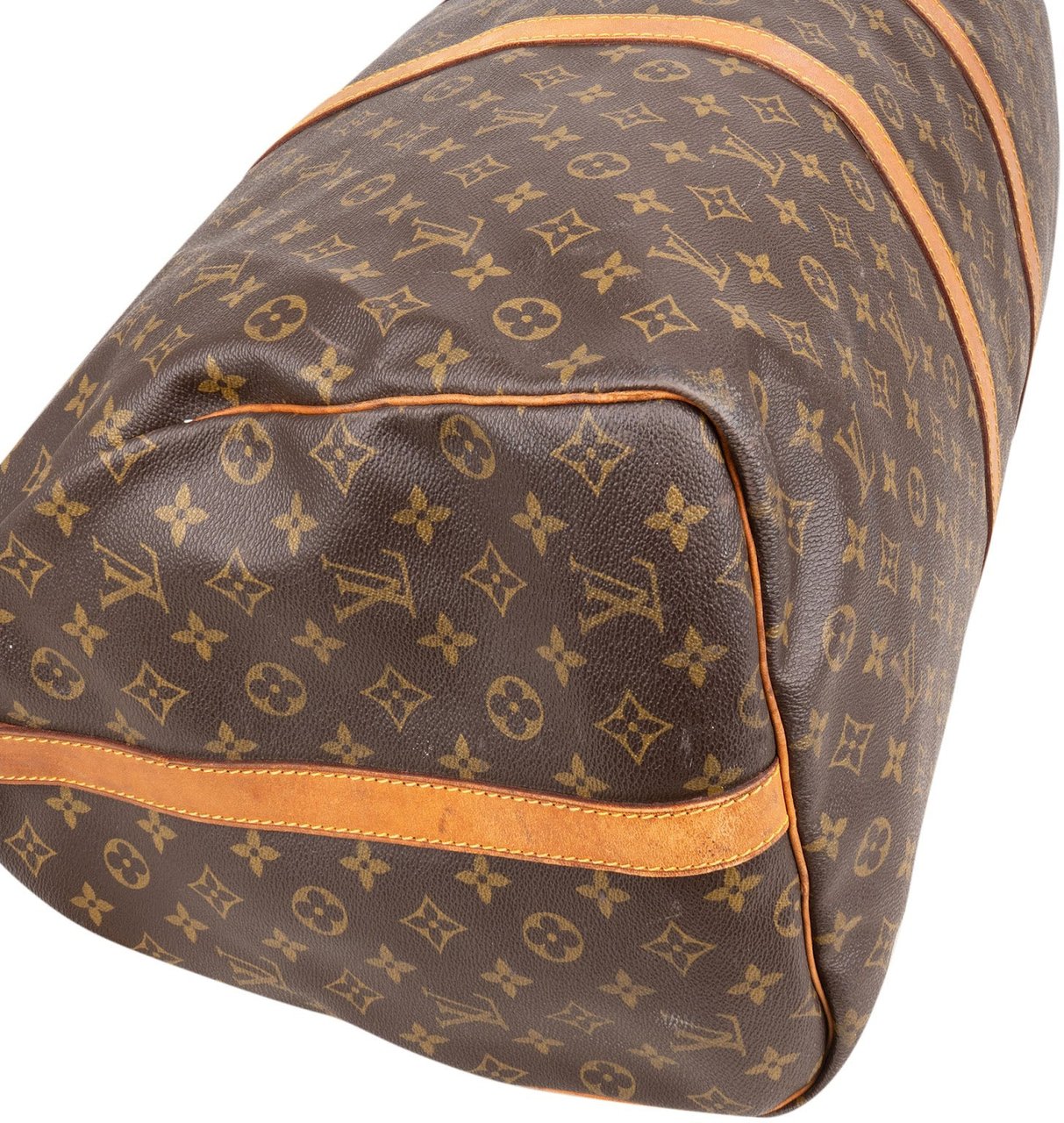 Louis Vuitton Louis Vuitton Monogram Canvas Keepall 60 Bandoulière Travel Bag Bruin