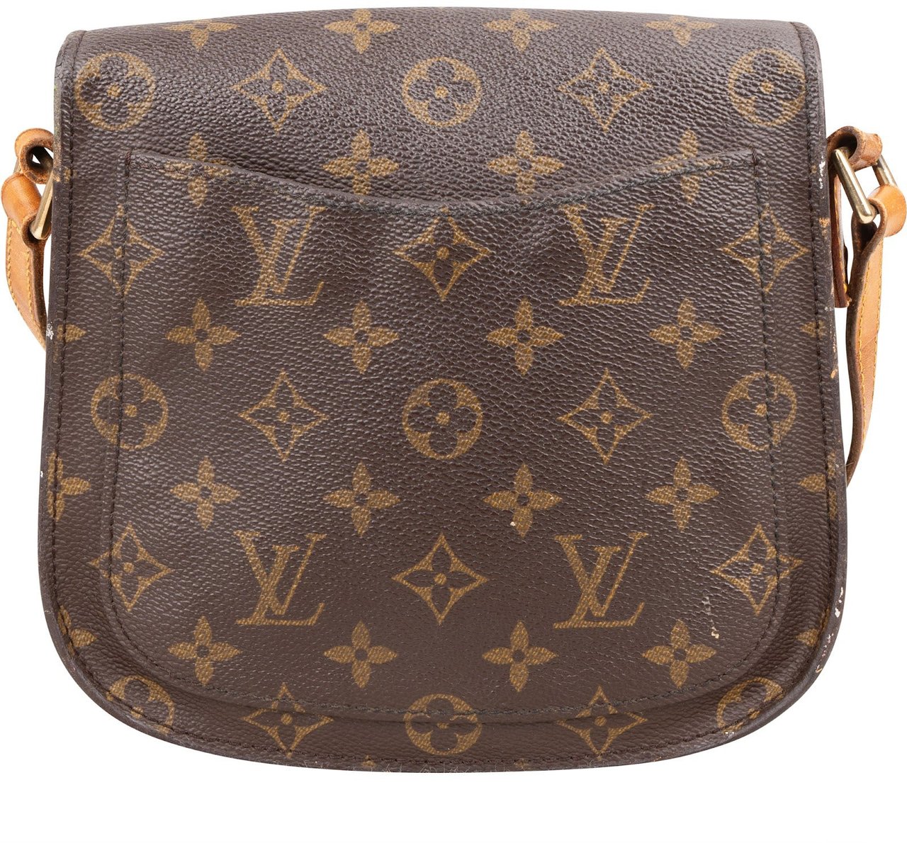Louis Vuitton Louis Vuitton Monogram Canvas Saint Cloud MM Crossbody Bag Bruin