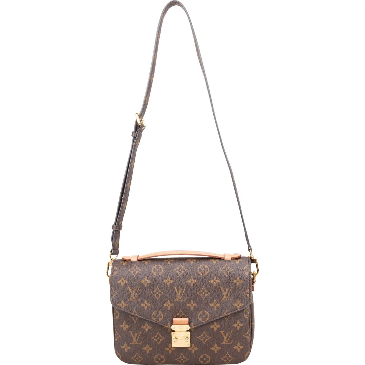 Louis Vuitton Louis Vuitton Monogram Canvas Pochette Métis Crossbody Handbag Bruin