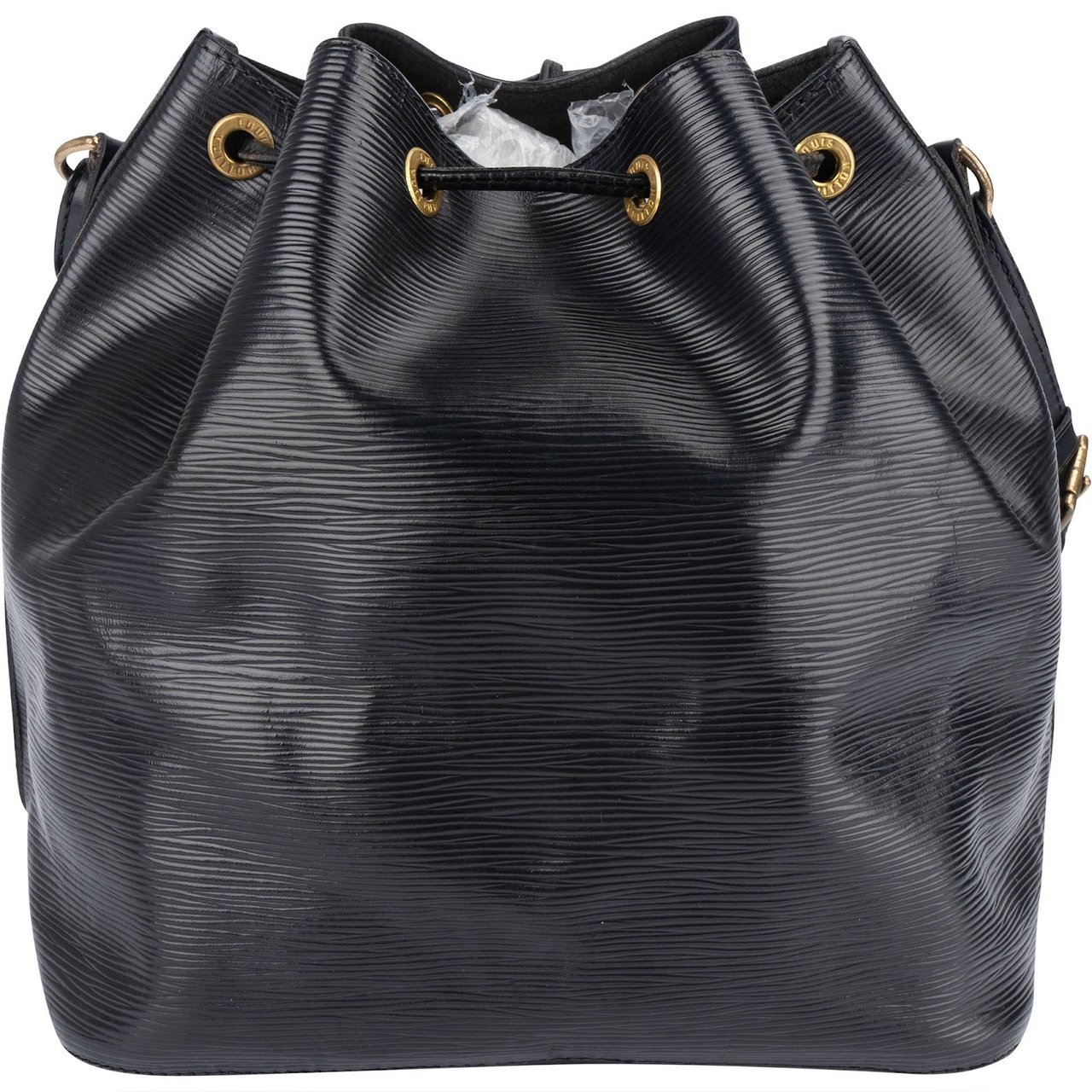 Louis Vuitton Louis Vuitton Noir Epi Leather Sac Noé Petit Shoulder Bag Zwart