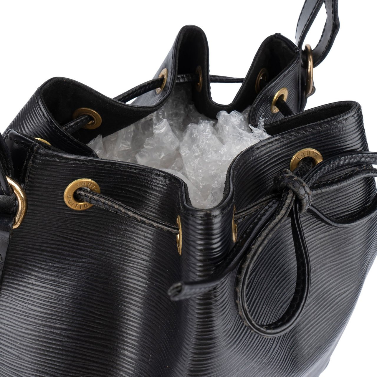 Louis Vuitton Louis Vuitton Noir Epi Leather Sac Noé Petit Shoulder Bag Zwart