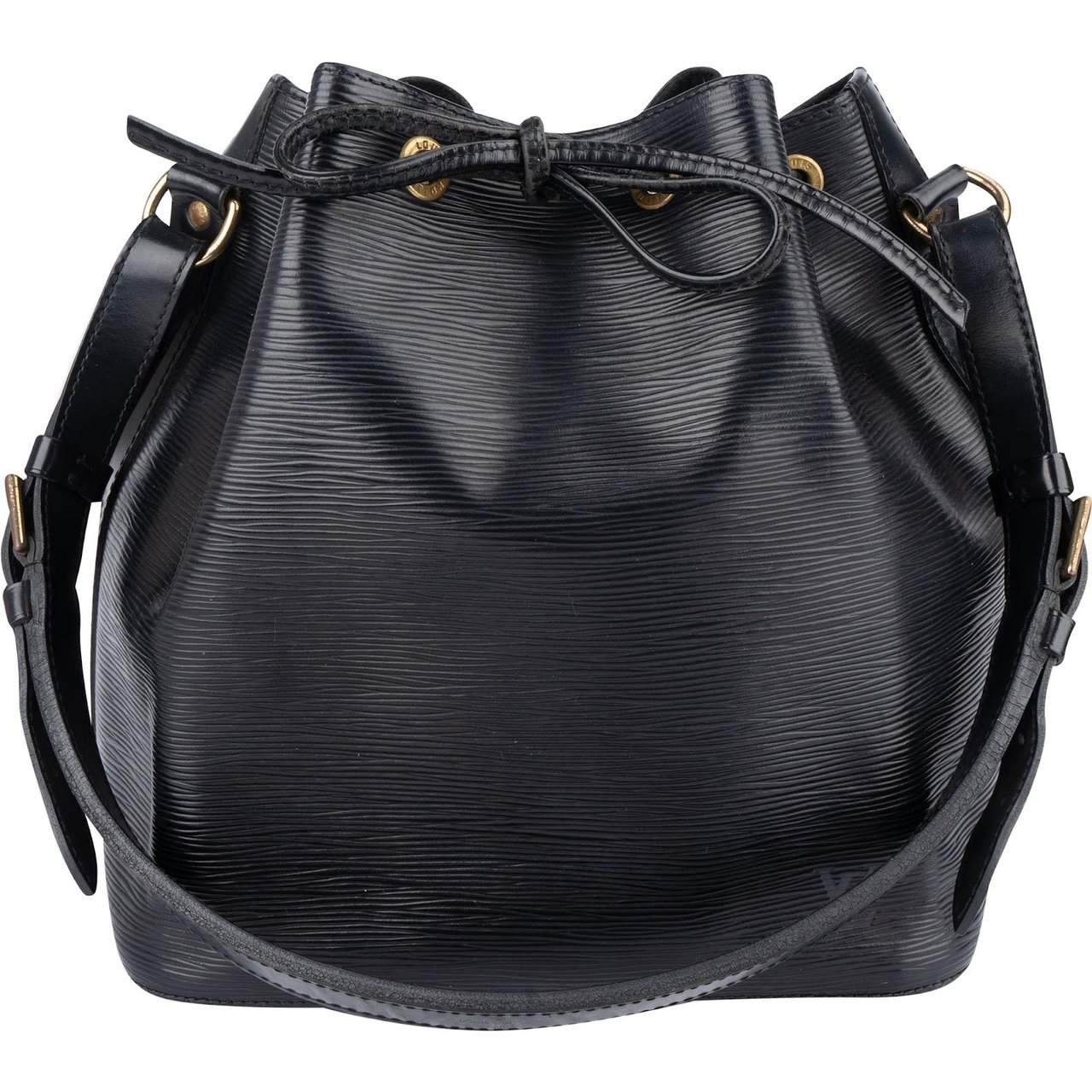 Louis Vuitton Louis Vuitton Noir Epi Leather Sac Noé Petit Shoulder Bag Zwart