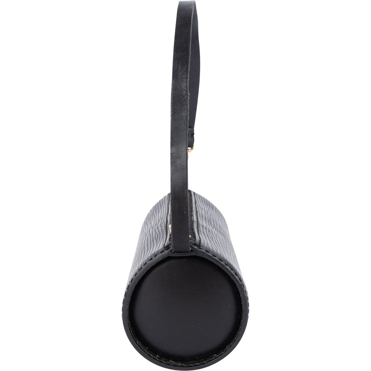 Louis Vuitton Louis Vuitton Noir Epi Leather Mini Soufflot Handbag Zwart