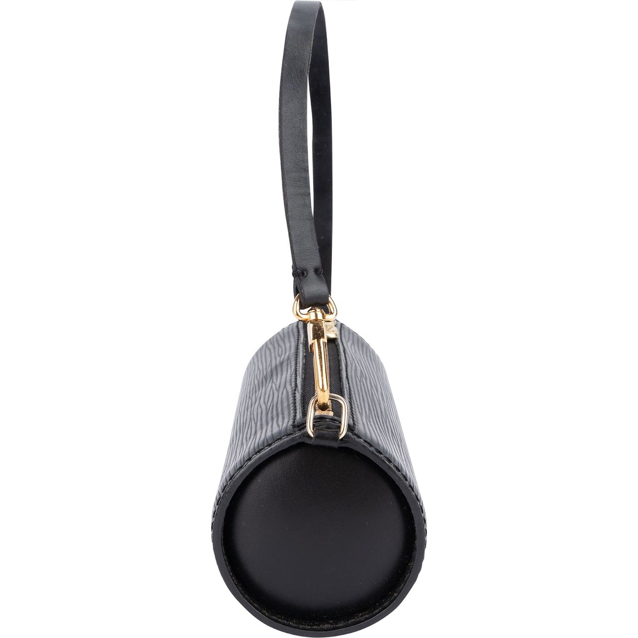 Louis Vuitton Louis Vuitton Noir Epi Leather Mini Soufflot Handbag Zwart