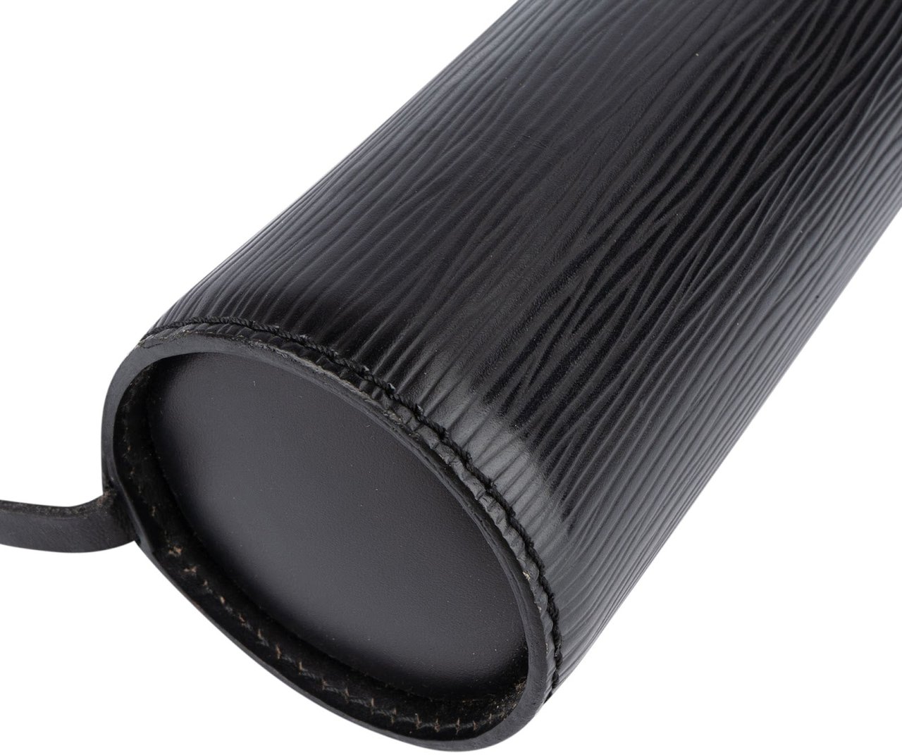 Louis Vuitton Louis Vuitton Noir Epi Leather Mini Soufflot Handbag Zwart