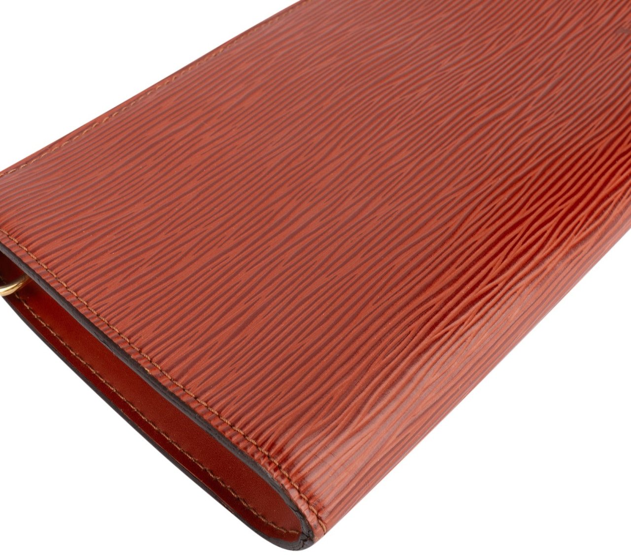 Louis Vuitton Louis Vuitton Cognac Epi Leather Pochette Accessoires Handbag Oranje