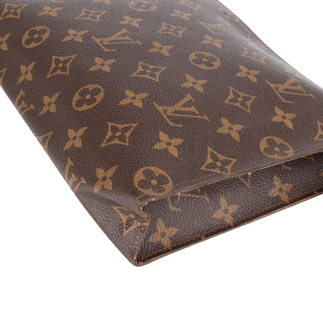 Louis Vuitton Louis Vuitton Monogram Canvas Poche Toilette 25 Clutch Bruin