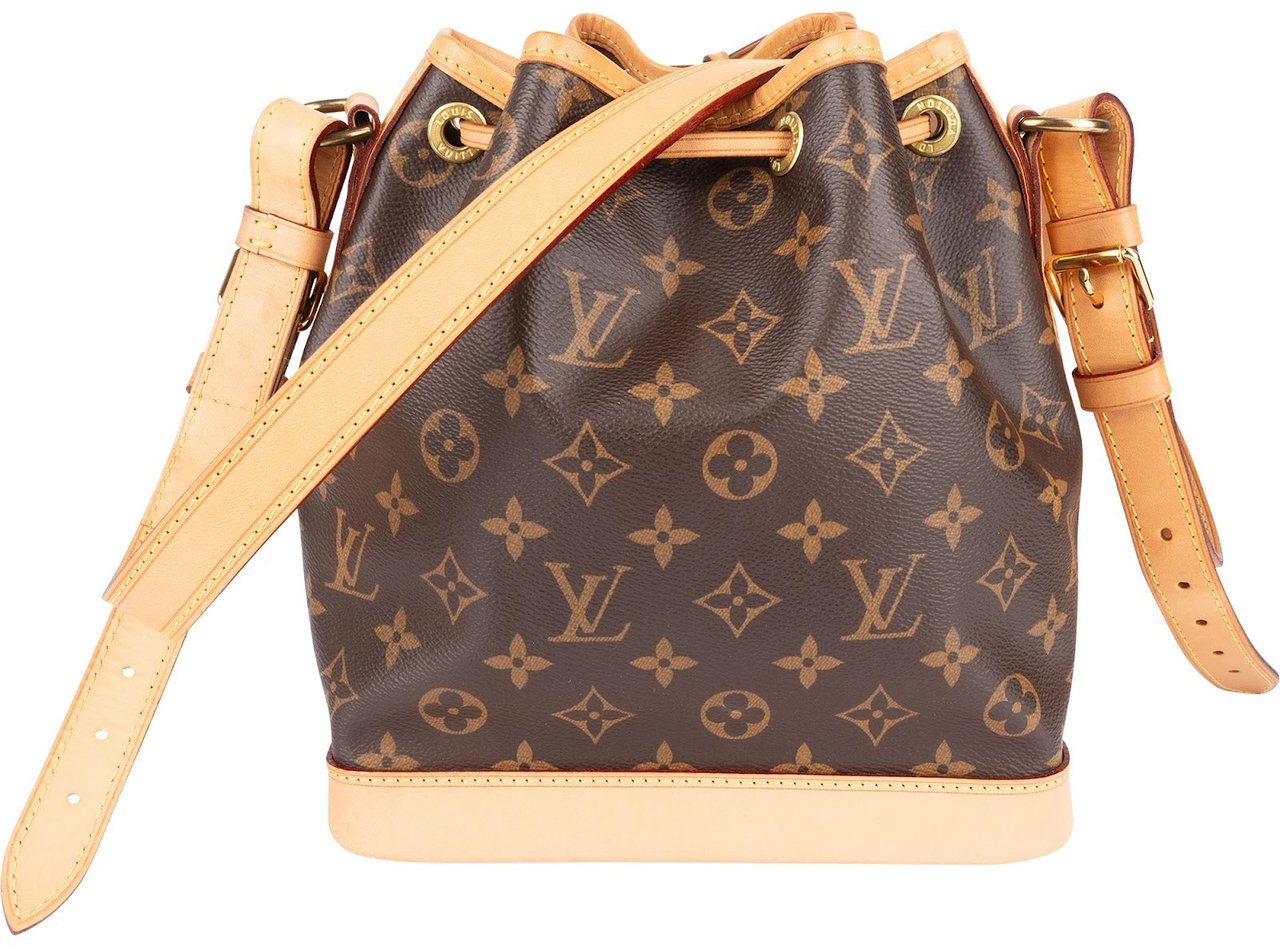 Louis Vuitton Canvas Monogram Noe BB Crossbody Bag Bruin