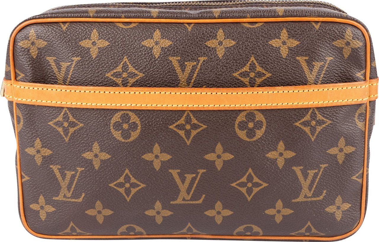 Louis Vuitton Louis Vuitton Monogram Canvas Compiegne 23 Clutch Bruin