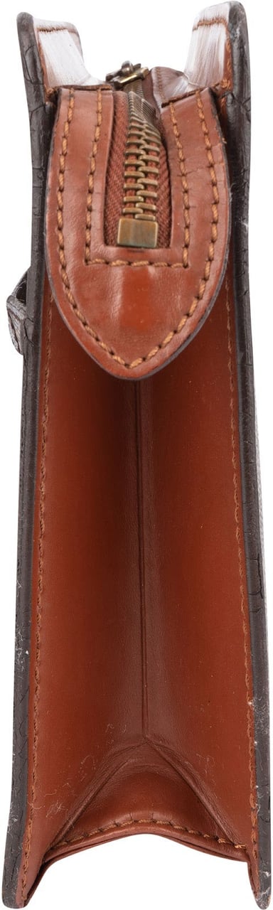 Louis Vuitton Louis Vuitton Monogram Canvas Pochette Homme Clutch Bruin