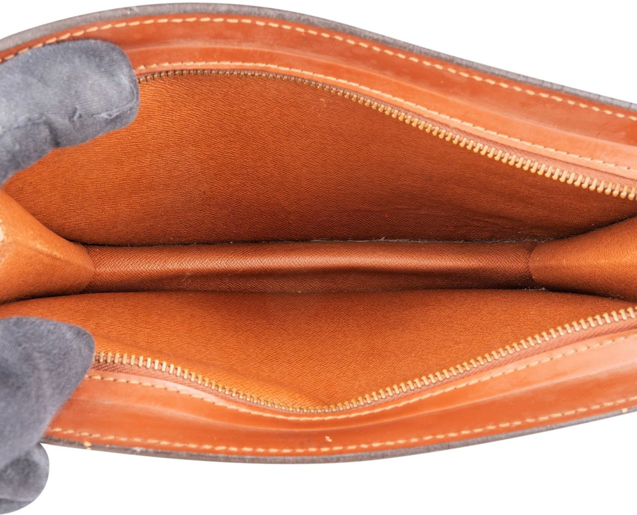 Louis Vuitton Louis Vuitton Monogram Canvas Pochette Homme Clutch Bruin