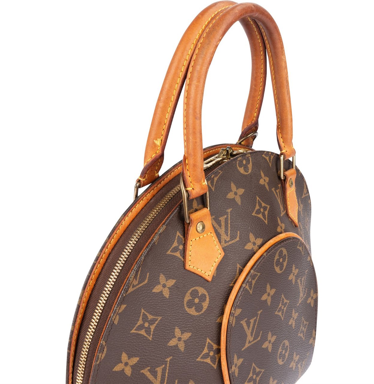 Louis Vuitton Louis Vuitton Monogram Canvas Ellipse PM Handbag Bruin