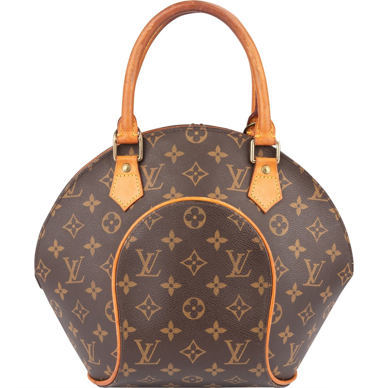 Louis Vuitton Louis Vuitton Monogram Canvas Ellipse PM Handbag Bruin