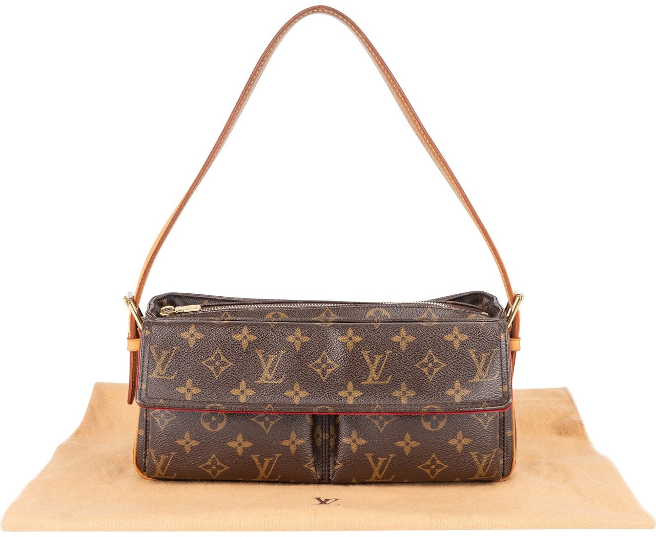 Louis Vuitton Louis Vuitton Monogram Canvas Viva Cite MM Shoulder Bag Bruin