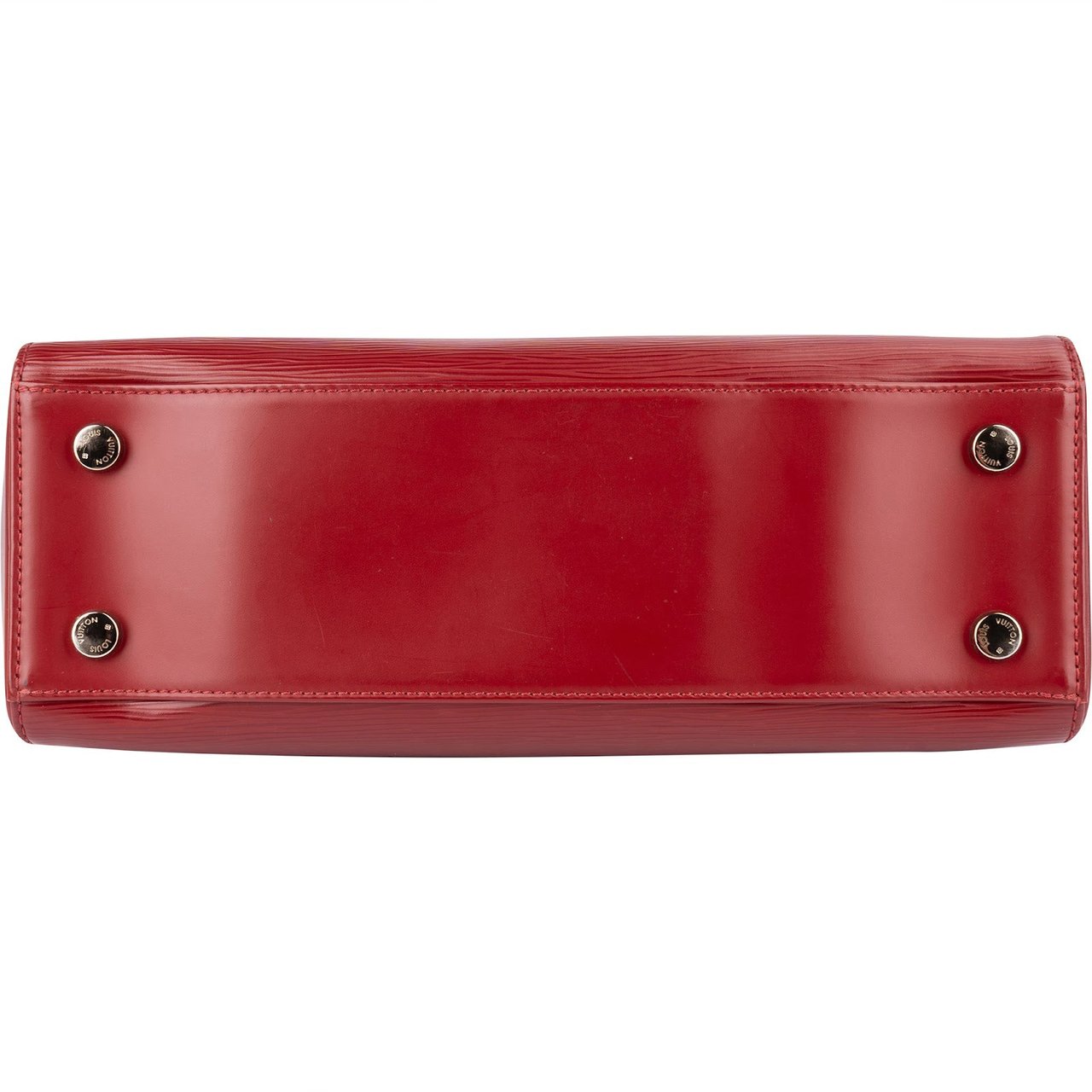 Louis Vuitton Louis Vuitton Red Epi Leather Brea MM Handbag Rood