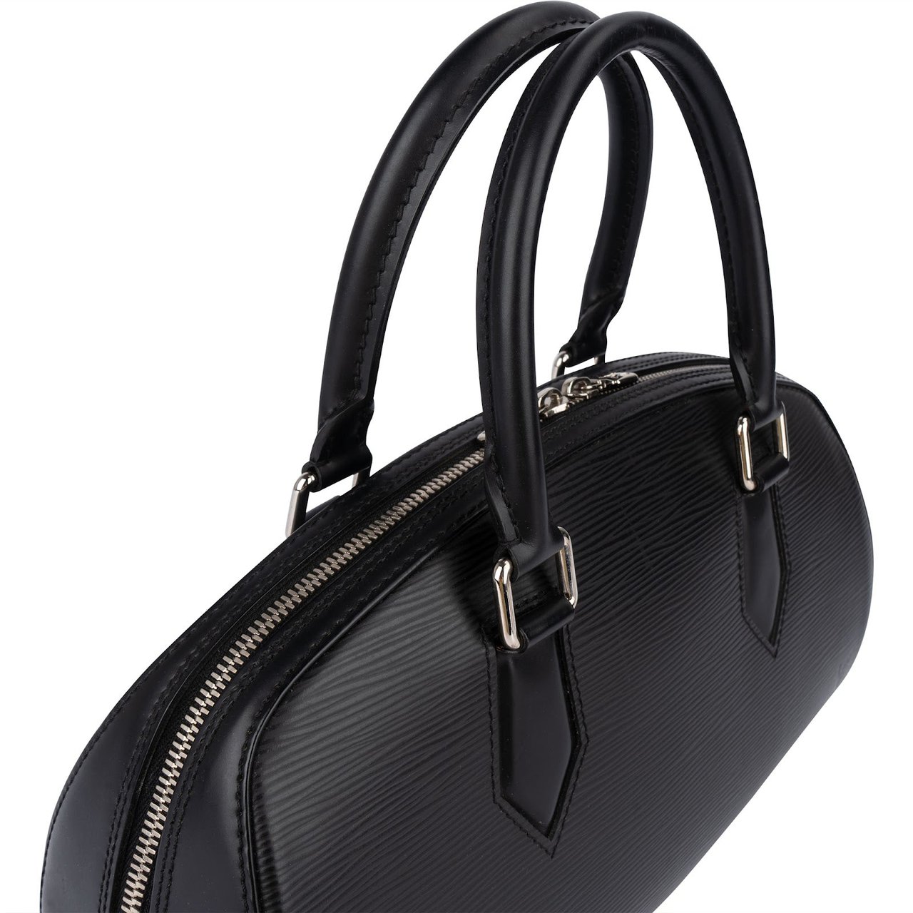 Louis Vuitton Noir Epi Leather Jasmin Handbag Zwart