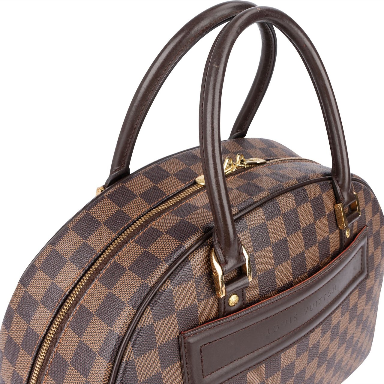 Louis Vuitton Monogram Damier Ebene Canvas Nolita Handbag Bruin