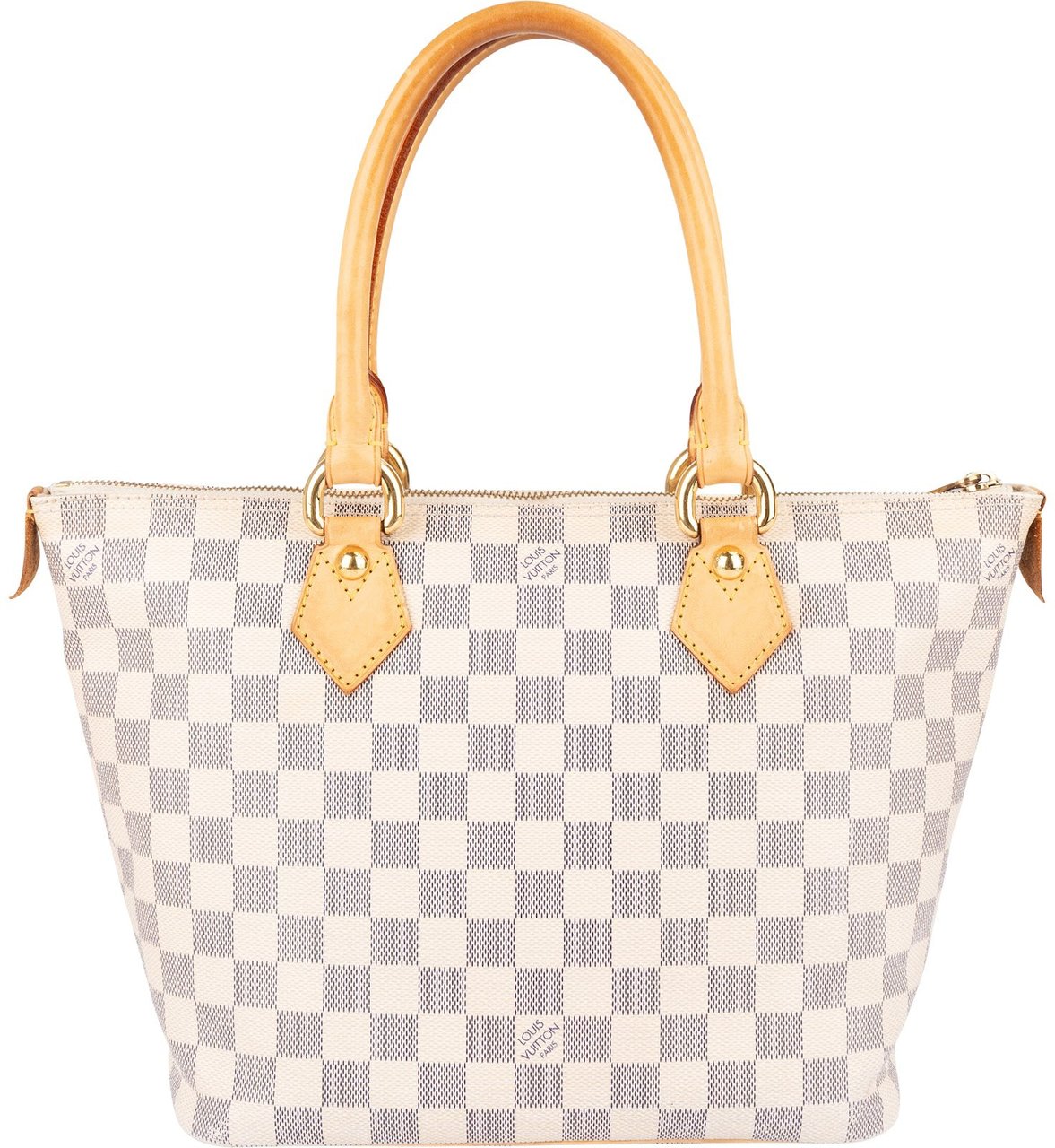Louis Vuitton Louis Vuitton Monogram Damier Azur Saleya PM Handbag Wit