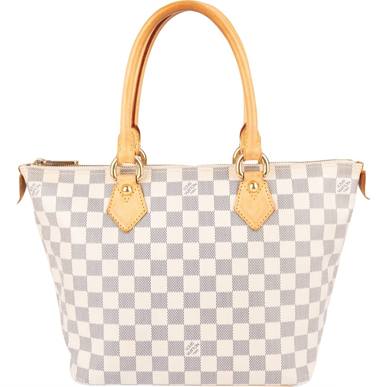 Louis Vuitton Louis Vuitton Monogram Damier Azur Saleya PM Handbag Wit