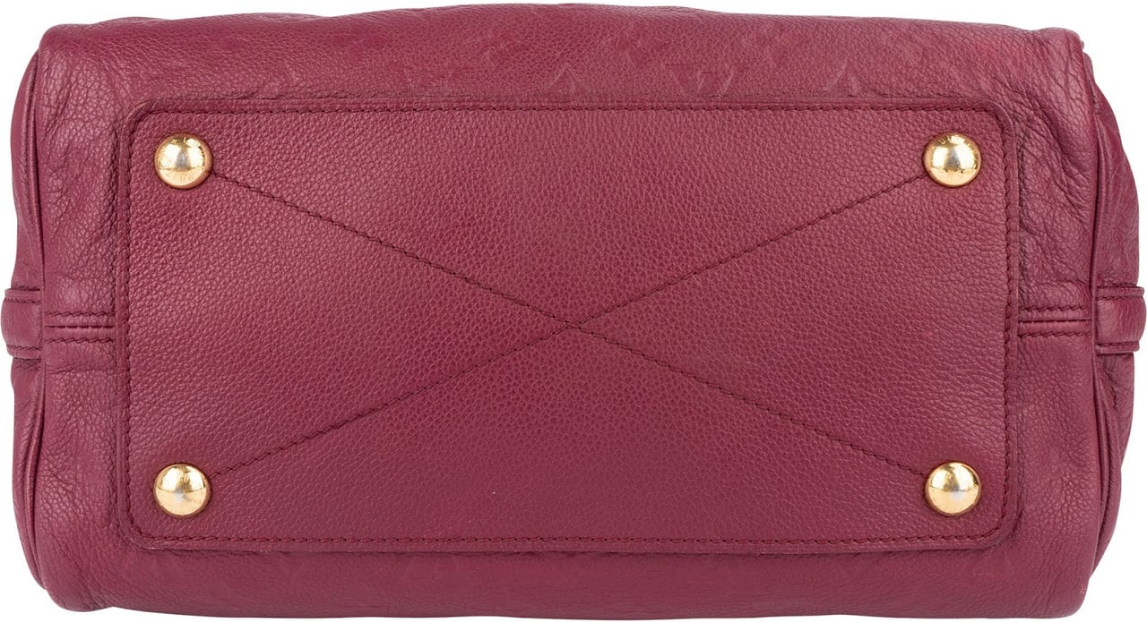 Louis Vuitton Louis Vuitton Monogram Empreinte Leather Speedy 30 Bandoulière Handbag Rood