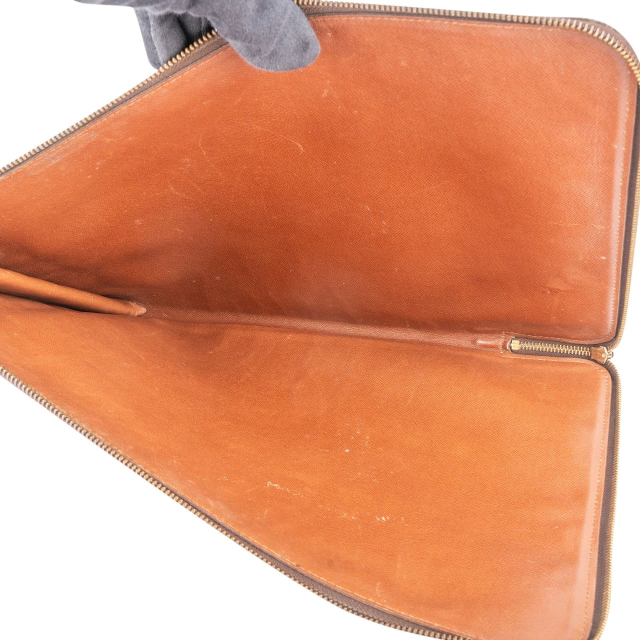 Louis Vuitton Louis Vuitton Monogram Canvas Poche Documents Laptop Clutch Bruin