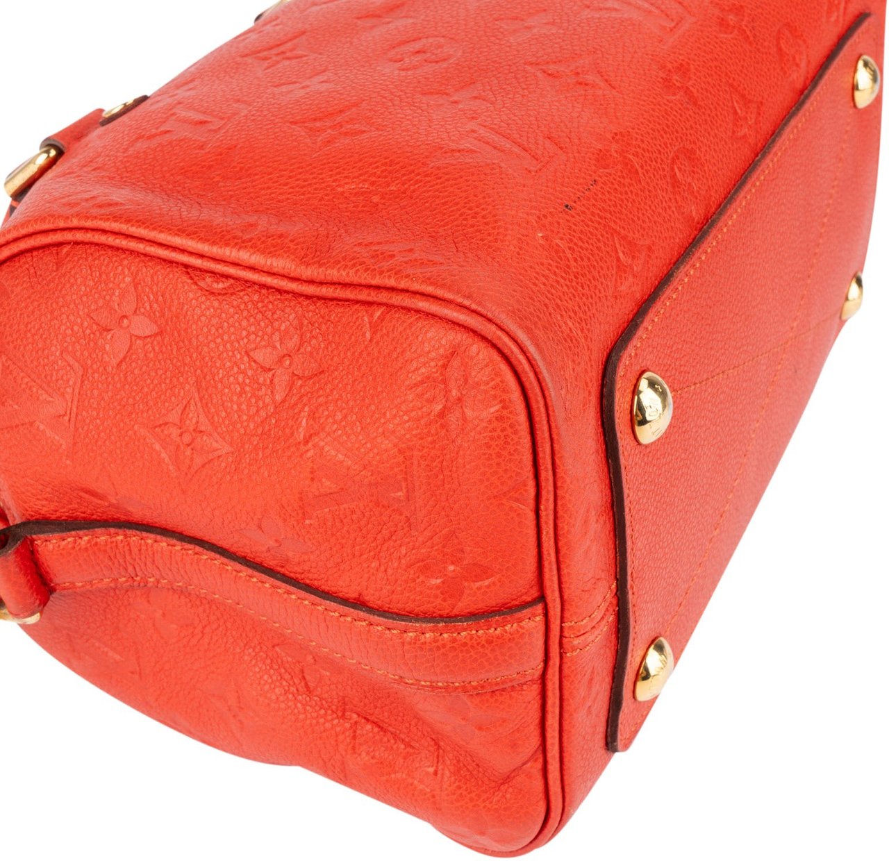 Louis Vuitton Louis Vuitton Monogram Empreinte Leather Speedy 25 Bandoulière Handbag Rood