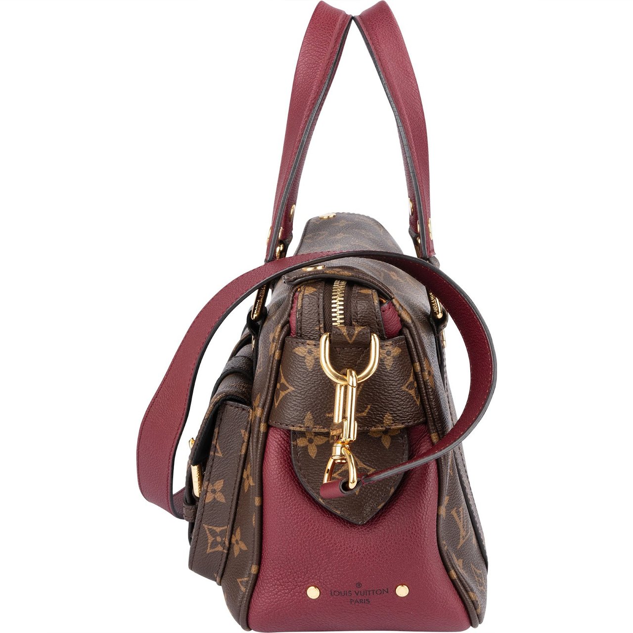 Louis Vuitton Monogram Canvas Manhattan Handbag Bruin