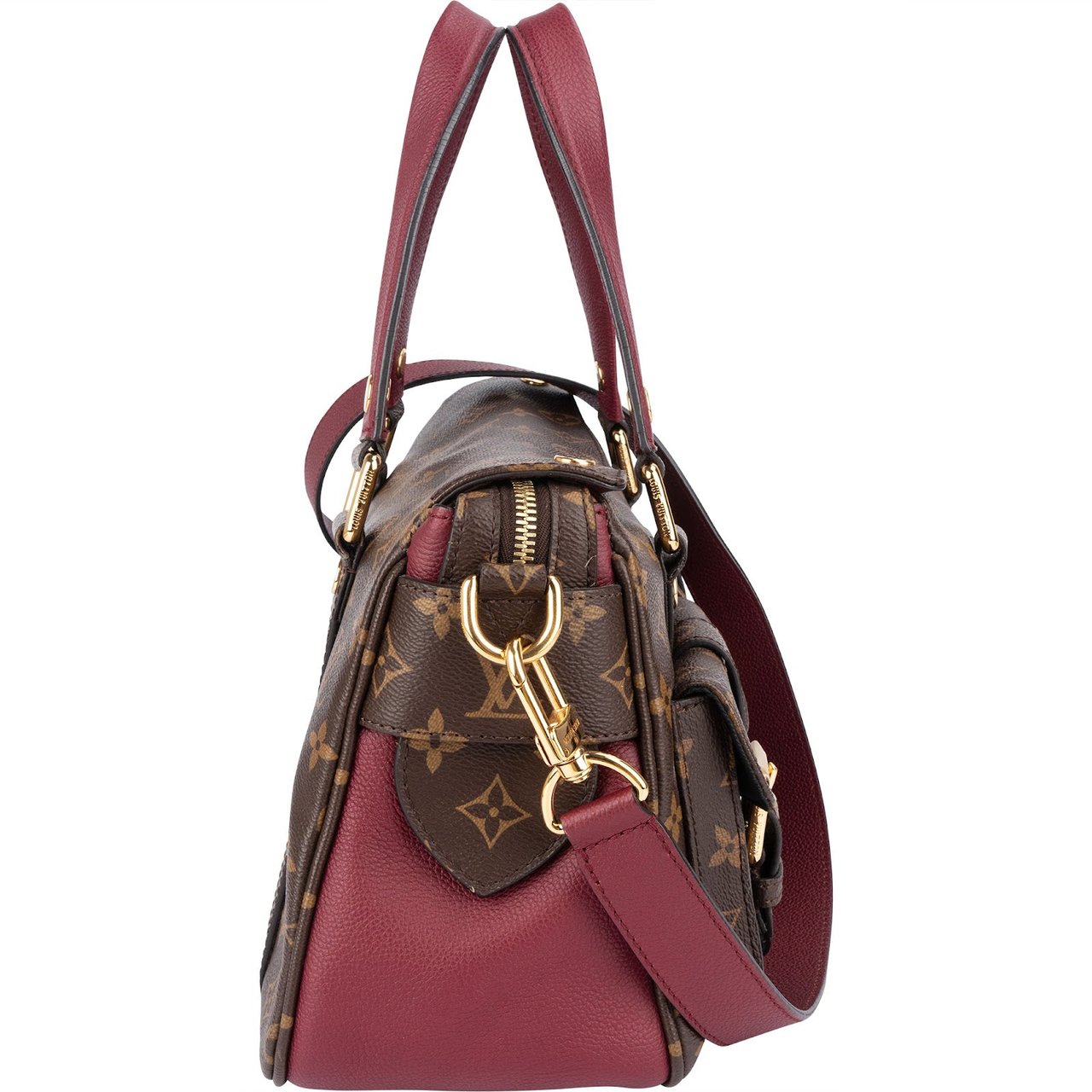 Louis Vuitton Monogram Canvas Manhattan Handbag Bruin