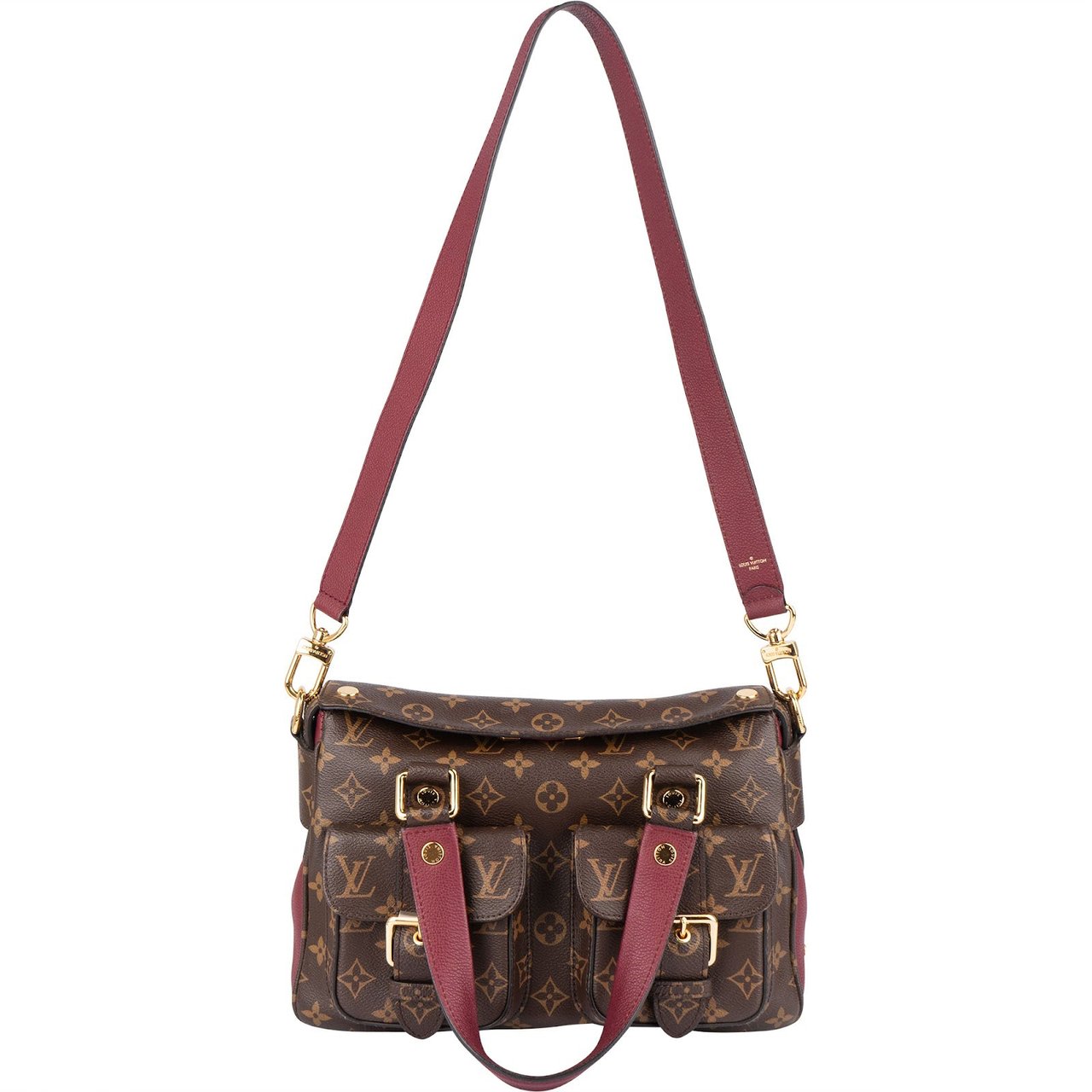 Louis Vuitton Monogram Canvas Manhattan Handbag Bruin