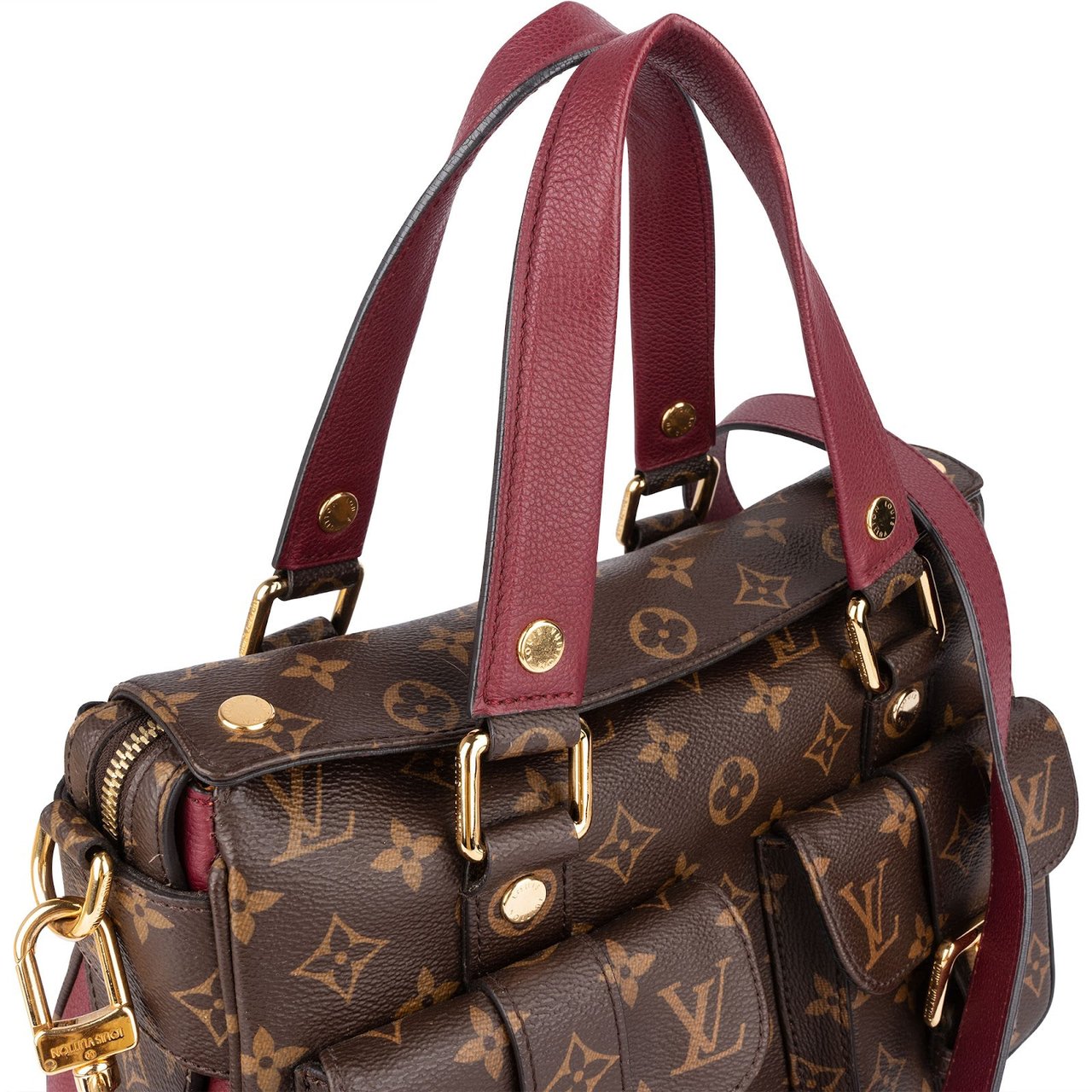 Louis Vuitton Monogram Canvas Manhattan Handbag Bruin