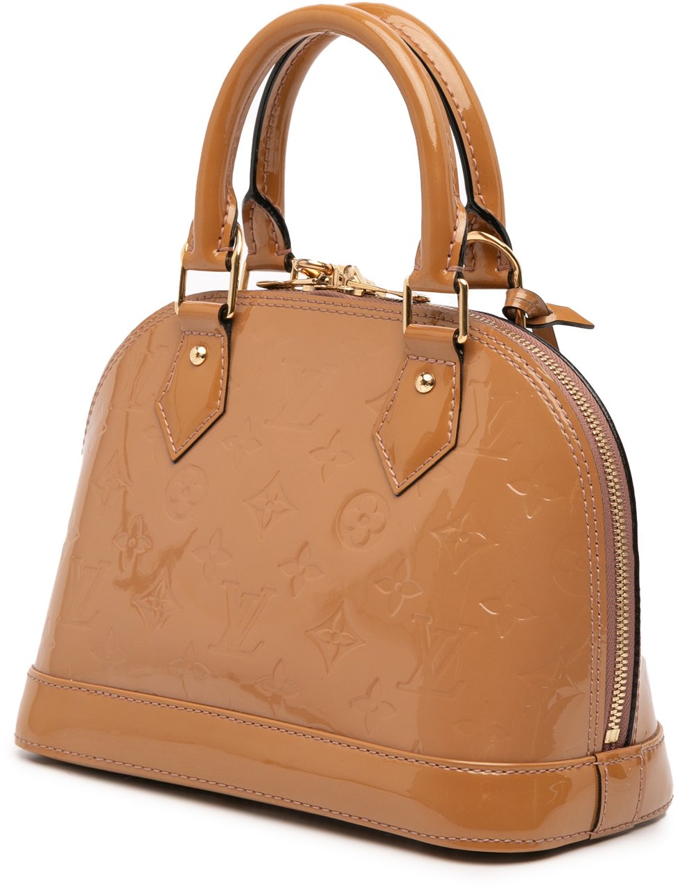 Louis Vuitton Monogram Vernis Alma BB Bruin