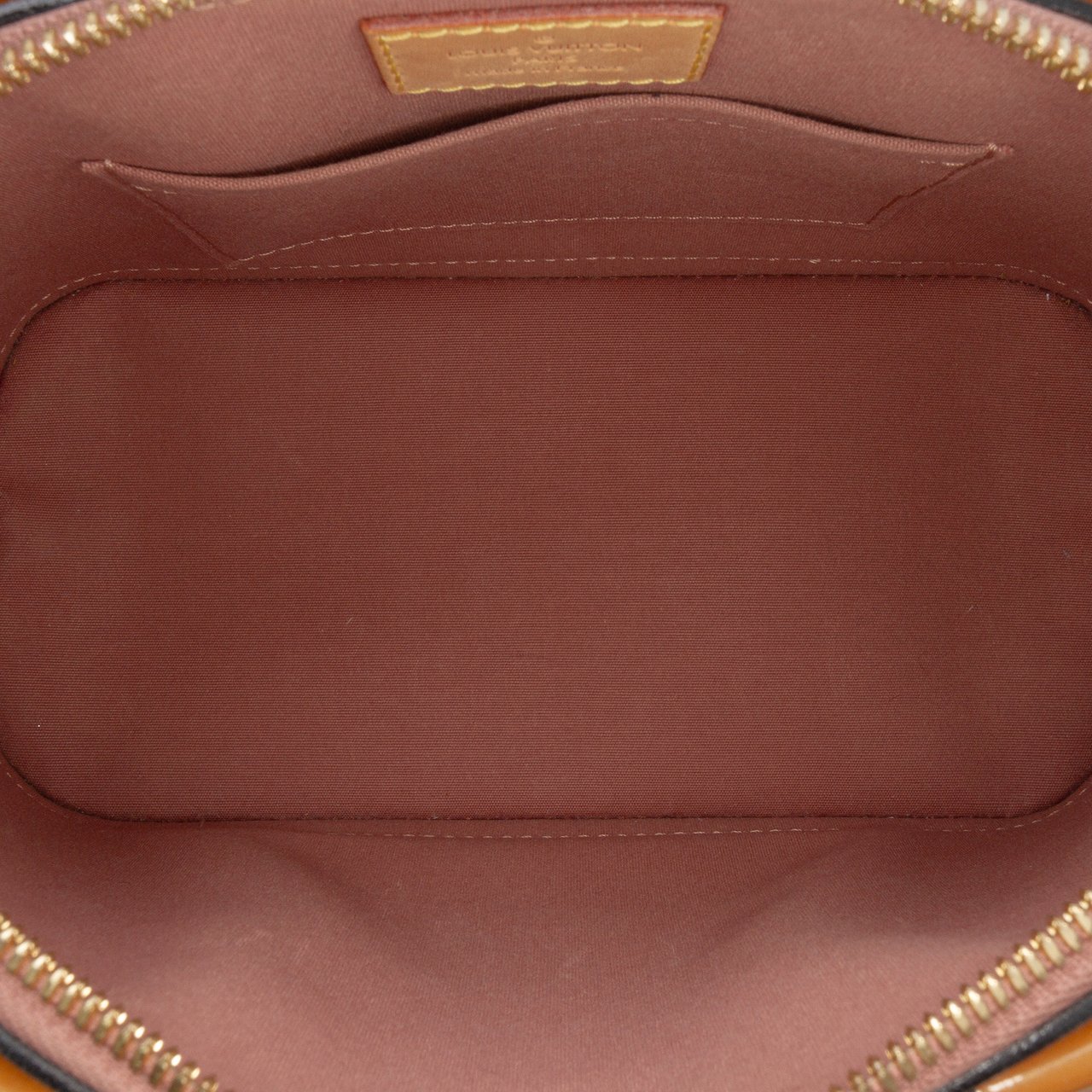 Louis Vuitton Monogram Vernis Alma BB Bruin