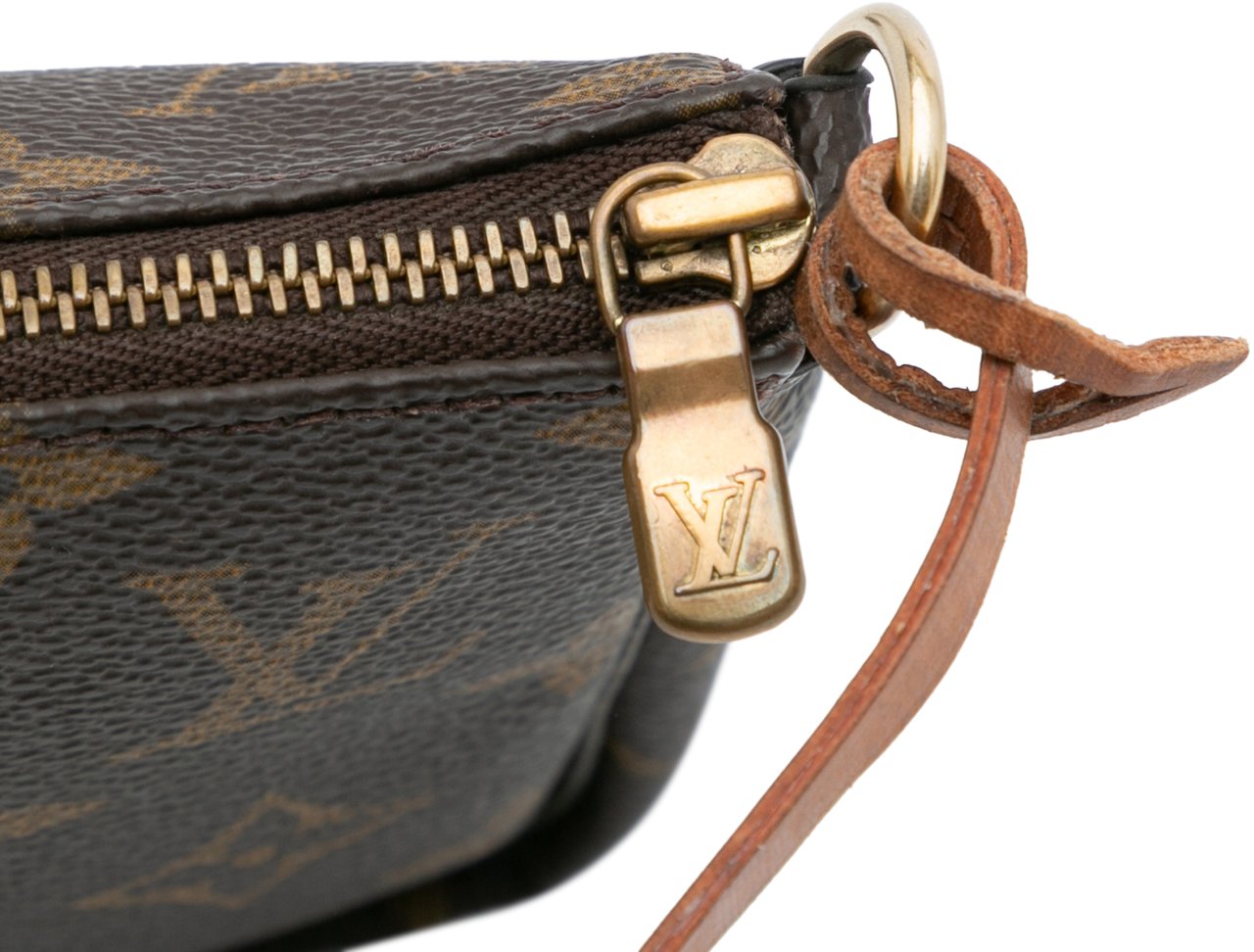 Louis Vuitton Monogram Pochette Accessoires Bruin