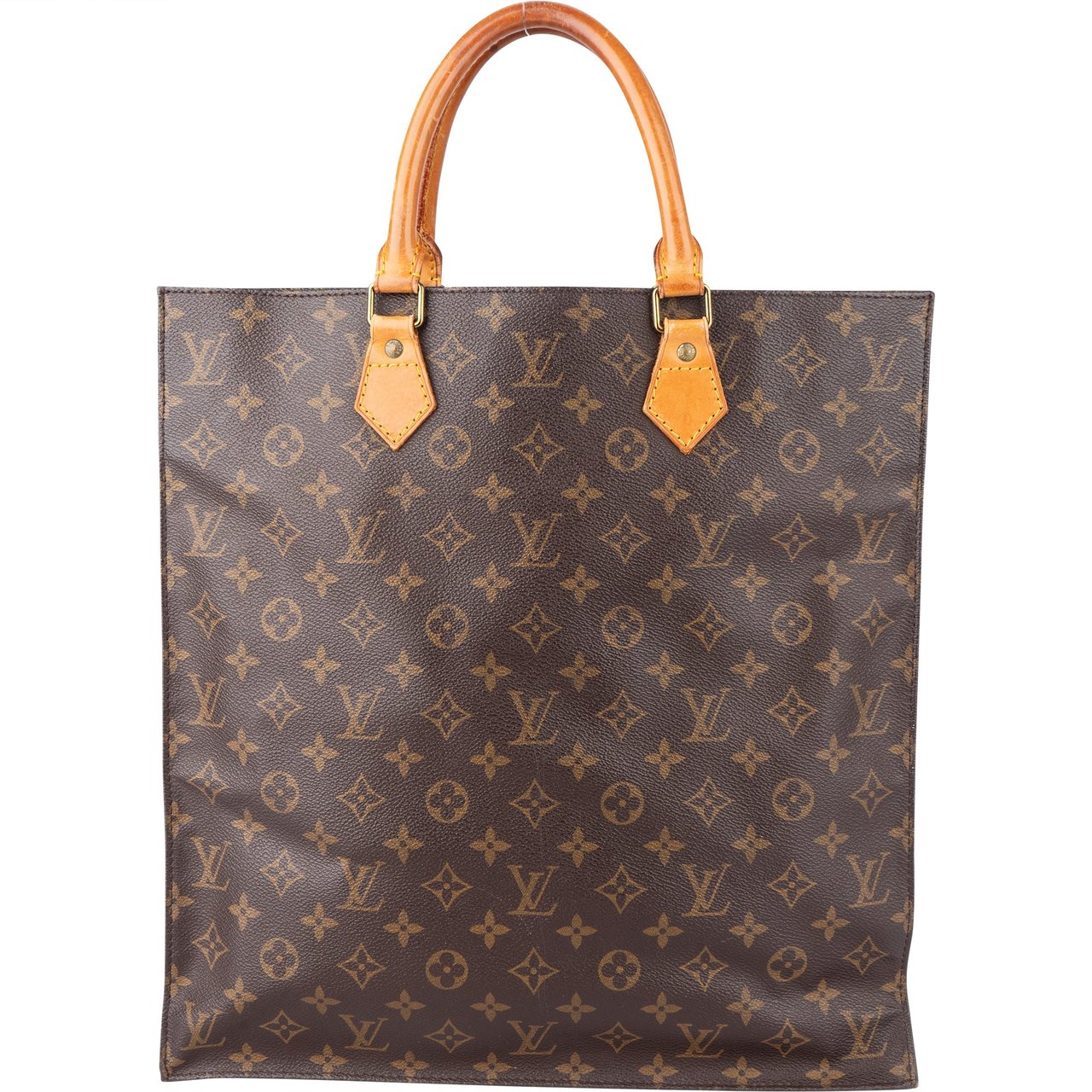 Louis Vuitton Louis Vuitton Canvas Monogram Sac Plat Handbag Divers