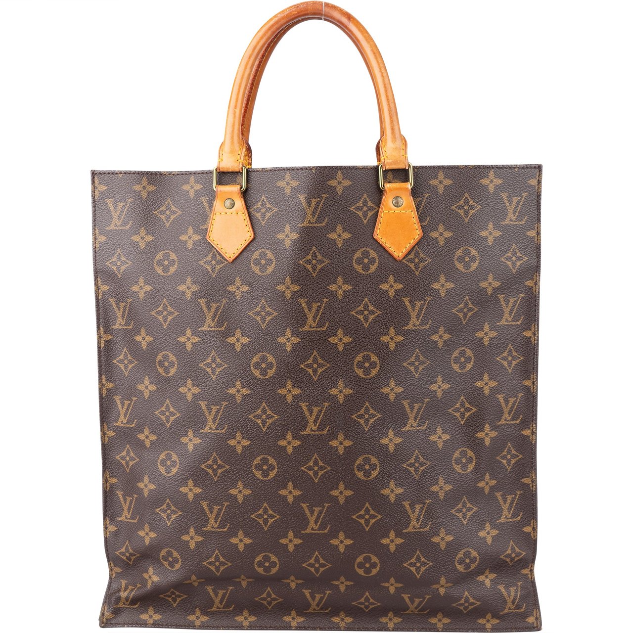 Louis Vuitton Louis Vuitton Canvas Monogram Sac Plat Handbag Divers