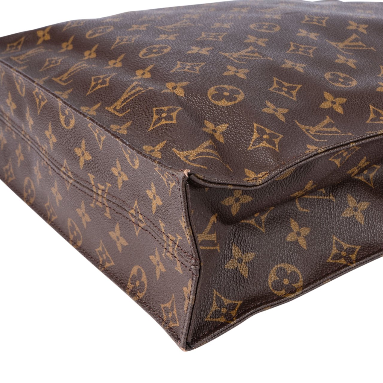 Louis Vuitton Louis Vuitton Canvas Monogram Sac Plat Handbag Divers