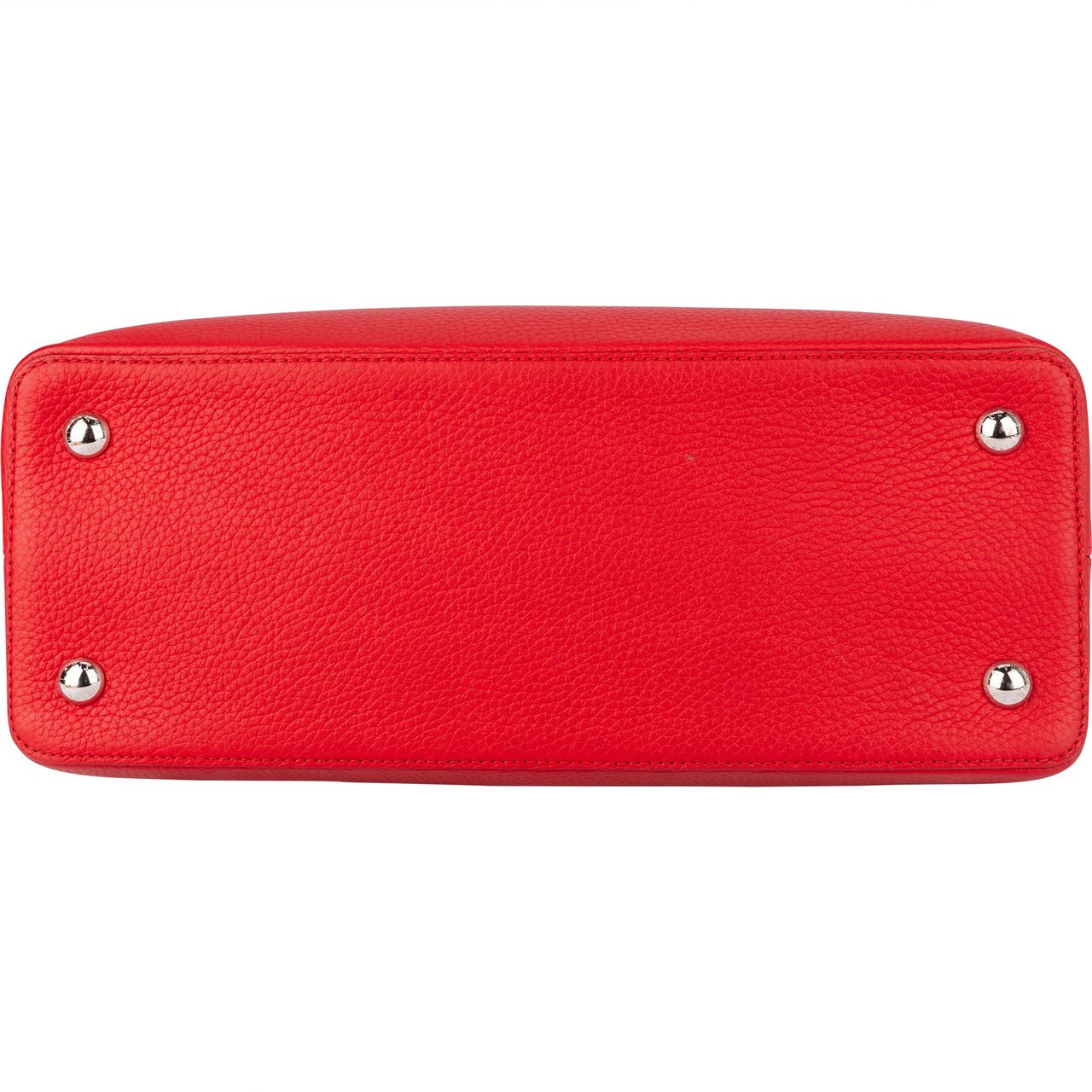 Louis Vuitton Louis Vuitton Rouge Leather Capucines MM Handbag Rood