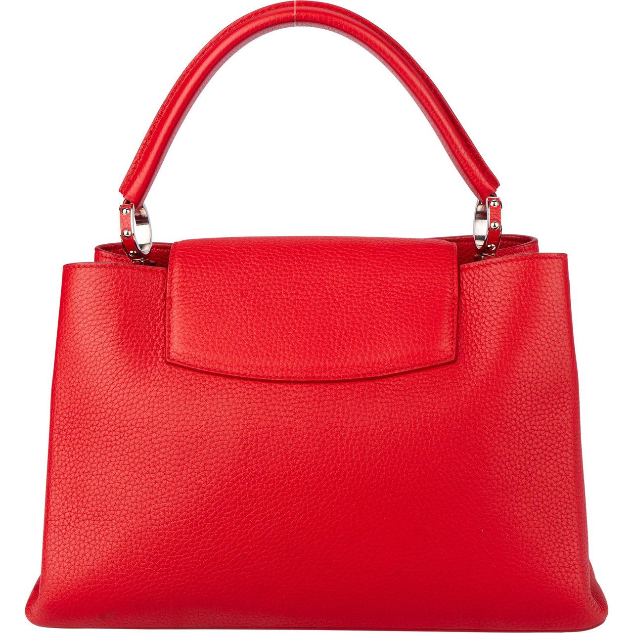 Louis Vuitton Louis Vuitton Rouge Leather Capucines MM Handbag Rood